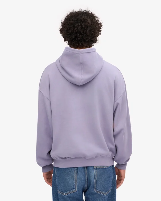Överdimensionerad hoodie i ekologiskt tyg – Purple Jade