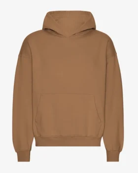 Överdimensionerad hoodie i ekologiskt tyg – saharakamel