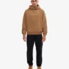 Överdimensionerad hoodie i ekologiskt tyg – saharakamel