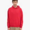 Överdimensionerad hoodie i ekologiskt tyg – scharlakansröd