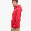 Överdimensionerad hoodie i ekologiskt tyg – scharlakansröd