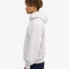 Överdimensionerad hoodie i ekologiskt tyg – snömelange