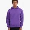 Överdimensionerad hoodie i ekologiskt tyg – ultraviolett