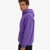 Överdimensionerad hoodie i ekologiskt tyg – ultraviolett