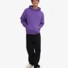 Överdimensionerad hoodie i ekologiskt tyg – ultraviolett