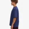 Överdimensionerad T-shirt i ekologisk bomull – marinblå
