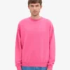 Överdimensionerad tröja i ekologiskt bomull – Bubblegum Pink