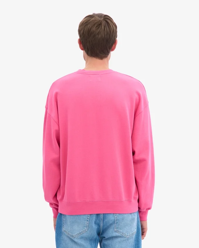 Överdimensionerad tröja i ekologiskt bomull – Bubblegum Pink