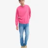 Överdimensionerad tröja i ekologiskt bomull – Bubblegum Pink