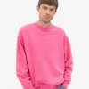 Överdimensionerad tröja i ekologiskt bomull – Bubblegum Pink