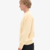 Överdimensionerad tröja i merinoull – Soft Yellow